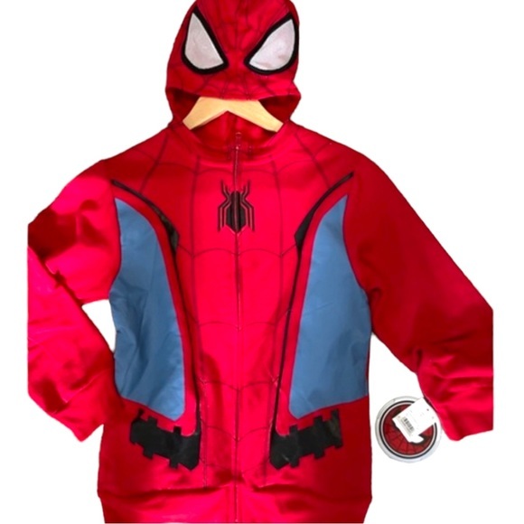Spider-Man Hoodie NEW‎ YM - Picture 3 of 6